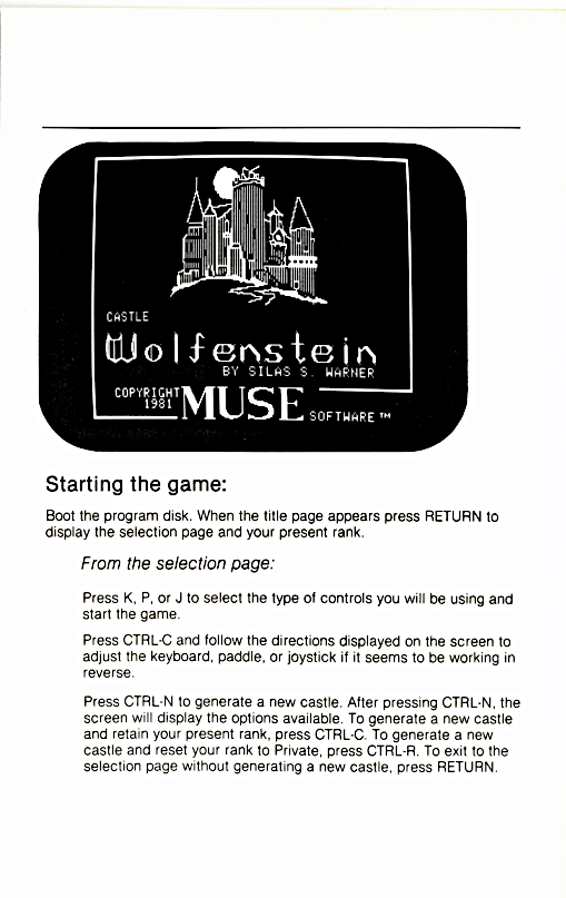 Castle Wolfenstein page 5